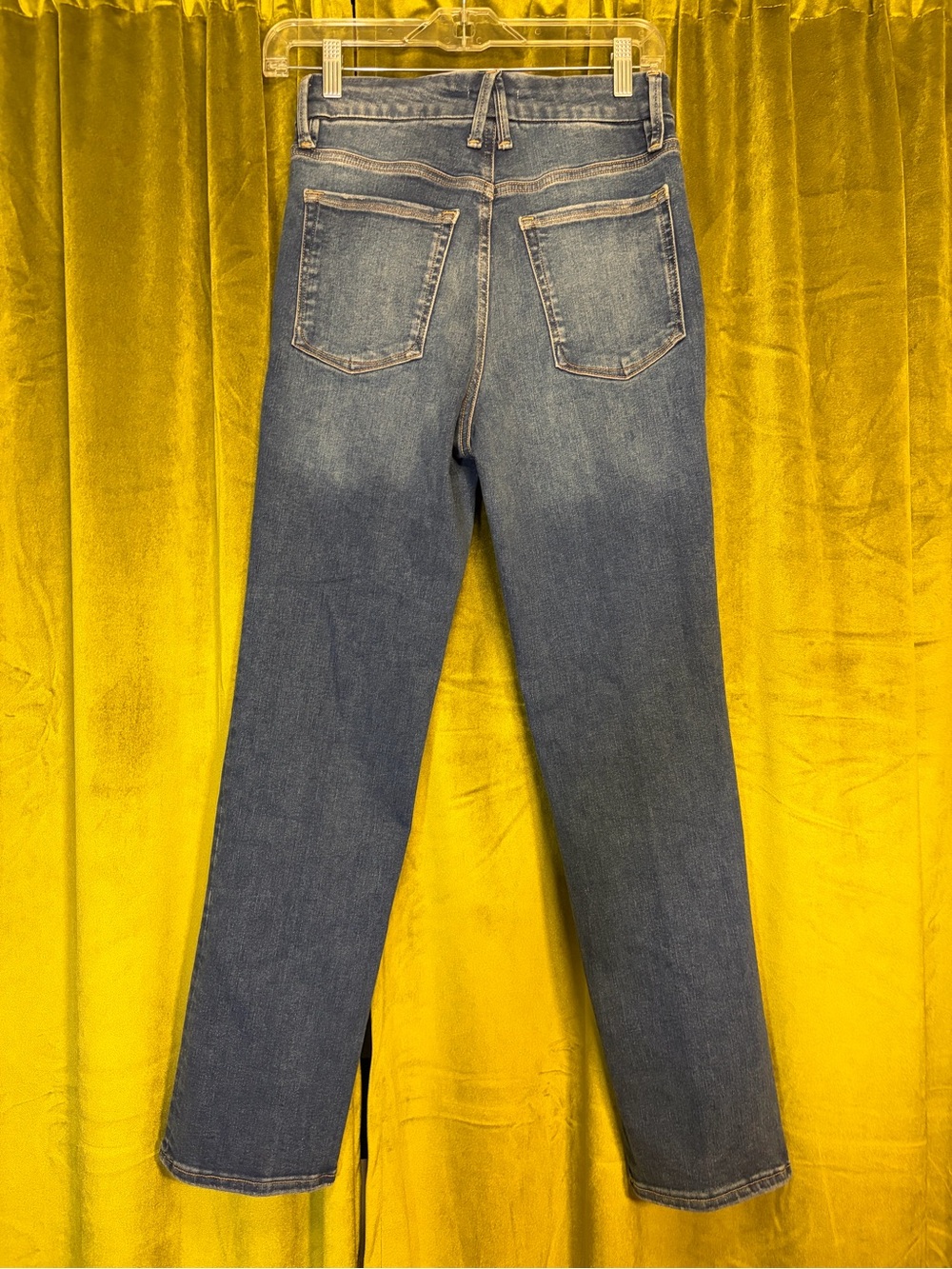 NWT Good American Always Fits Good Legs Straight Jeans Indigo 571 Size 6-12 $159 - Picture 10 of 13